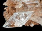 Transparent Selenite Crystal Cluster on Matrix - Mexico #45201-1